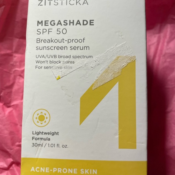 New Zitsticka Megashade SPF 50 Break Out Proof Sunscreen Serum Size 1.01oz - Picture 4 of 9